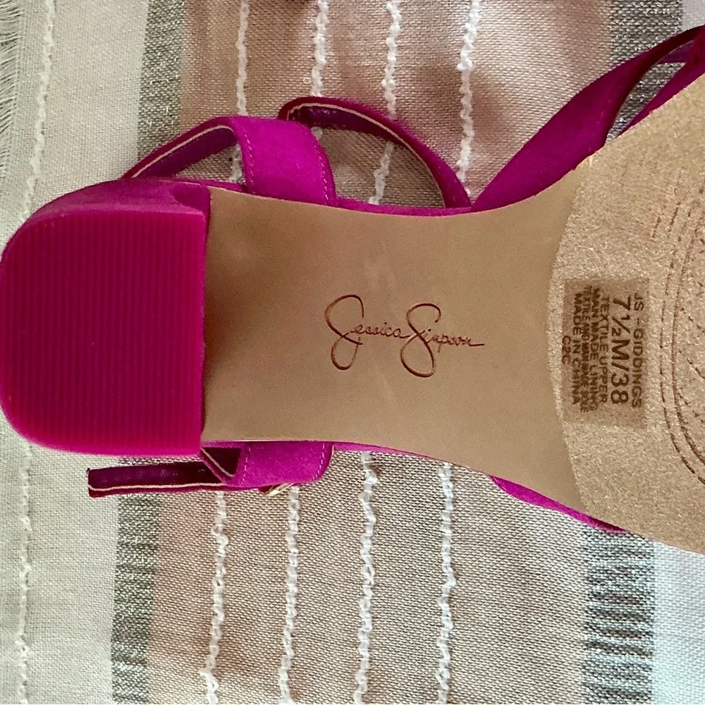 JESSICA SIMPSON Berry Blast Women's Giddings Sandal with Heel